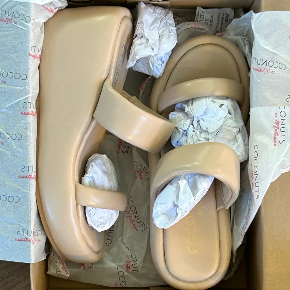 Coconut brand wedge sandals